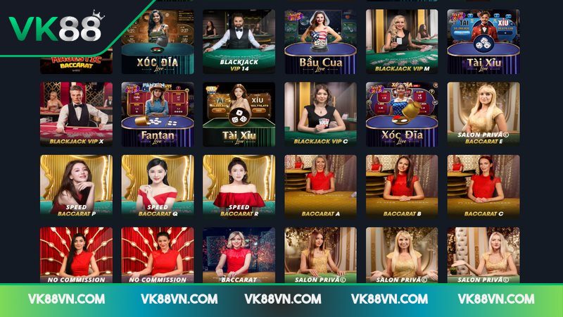 Có nhiều game casino hot chờ khách hàng khám phá